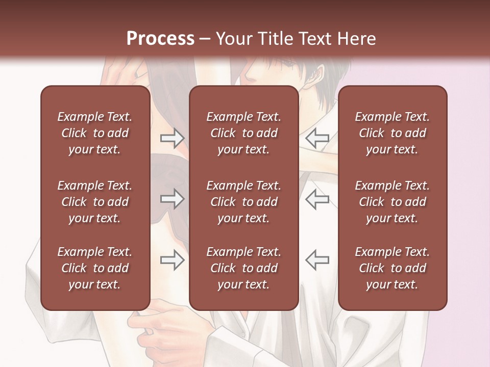 A Man Holding A Woman In His Arms PowerPoint Template