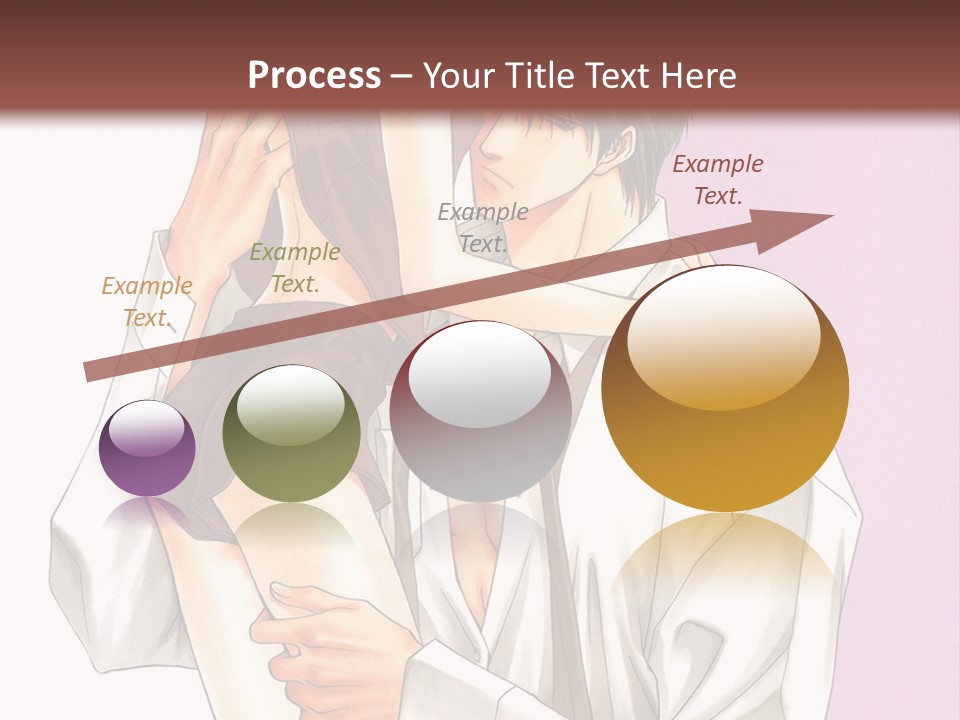 A Man Holding A Woman In His Arms PowerPoint Template