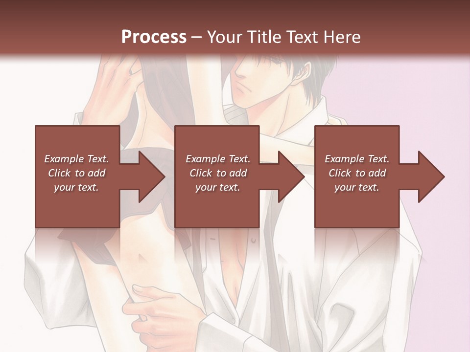 A Man Holding A Woman In His Arms PowerPoint Template