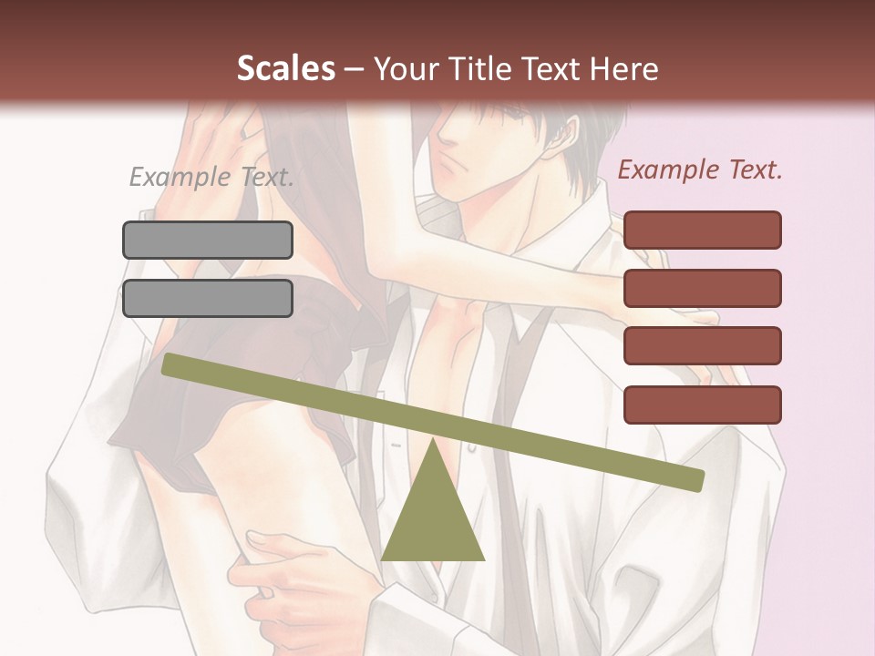 A Man Holding A Woman In His Arms PowerPoint Template