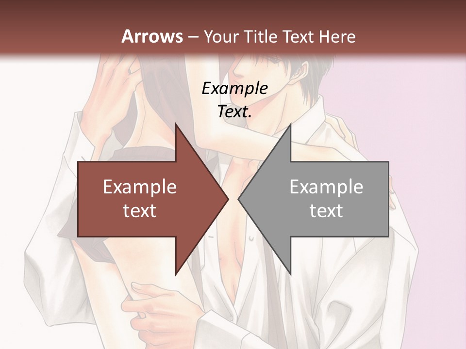 A Man Holding A Woman In His Arms PowerPoint Template