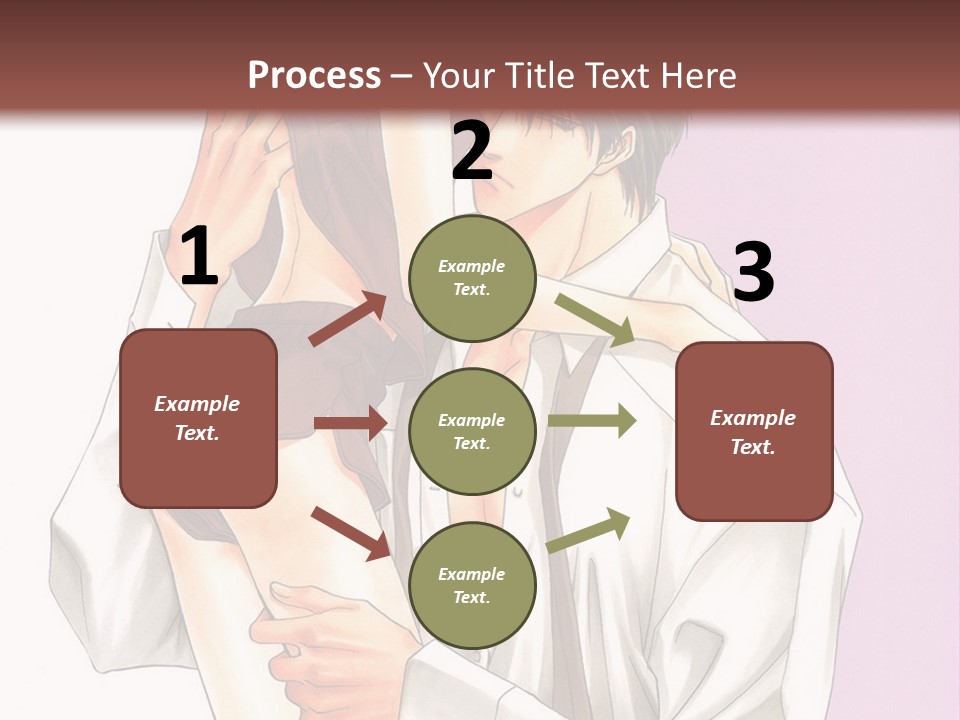 A Man Holding A Woman In His Arms PowerPoint Template