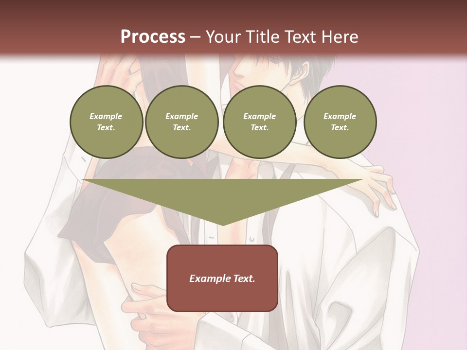 A Man Holding A Woman In His Arms PowerPoint Template