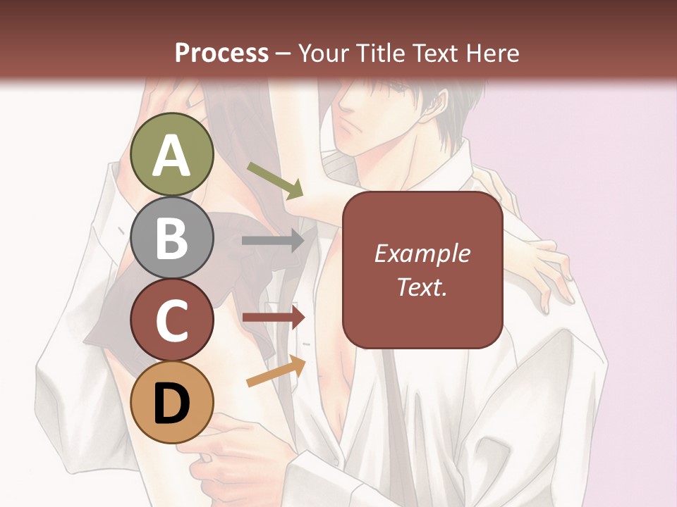 A Man Holding A Woman In His Arms PowerPoint Template