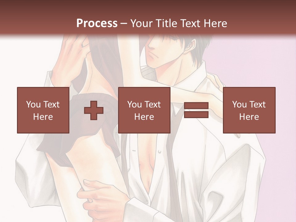 A Man Holding A Woman In His Arms PowerPoint Template