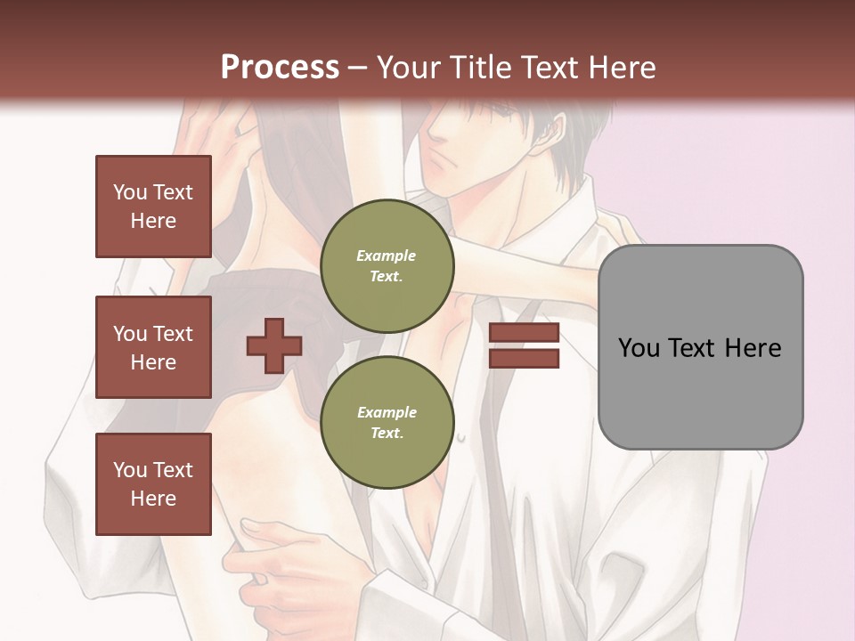A Man Holding A Woman In His Arms PowerPoint Template