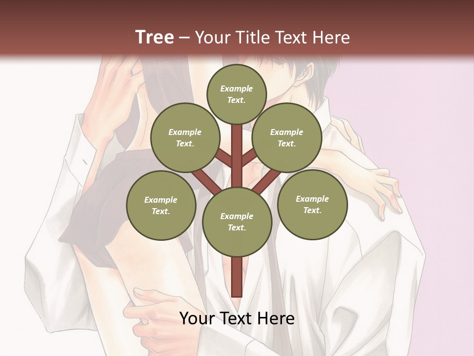 A Man Holding A Woman In His Arms PowerPoint Template