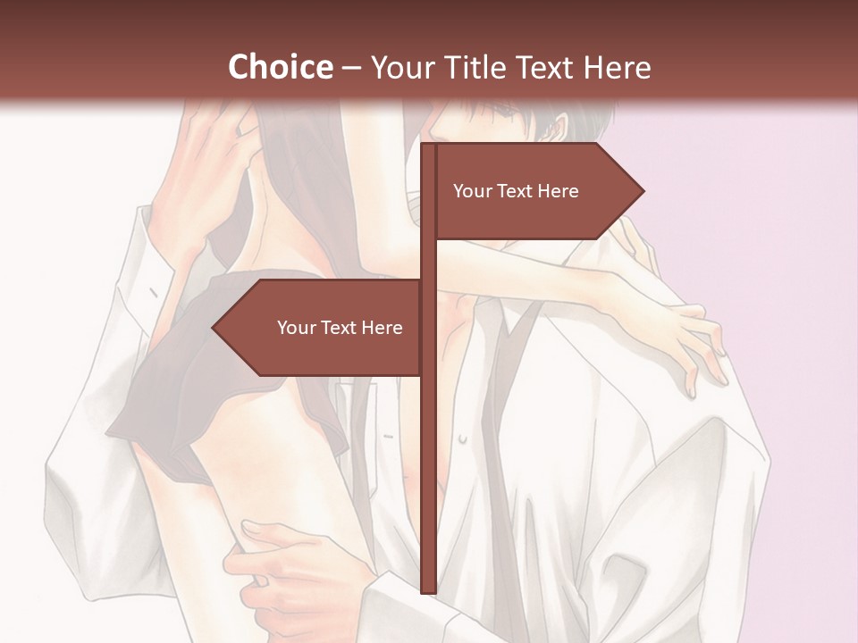 A Man Holding A Woman In His Arms PowerPoint Template