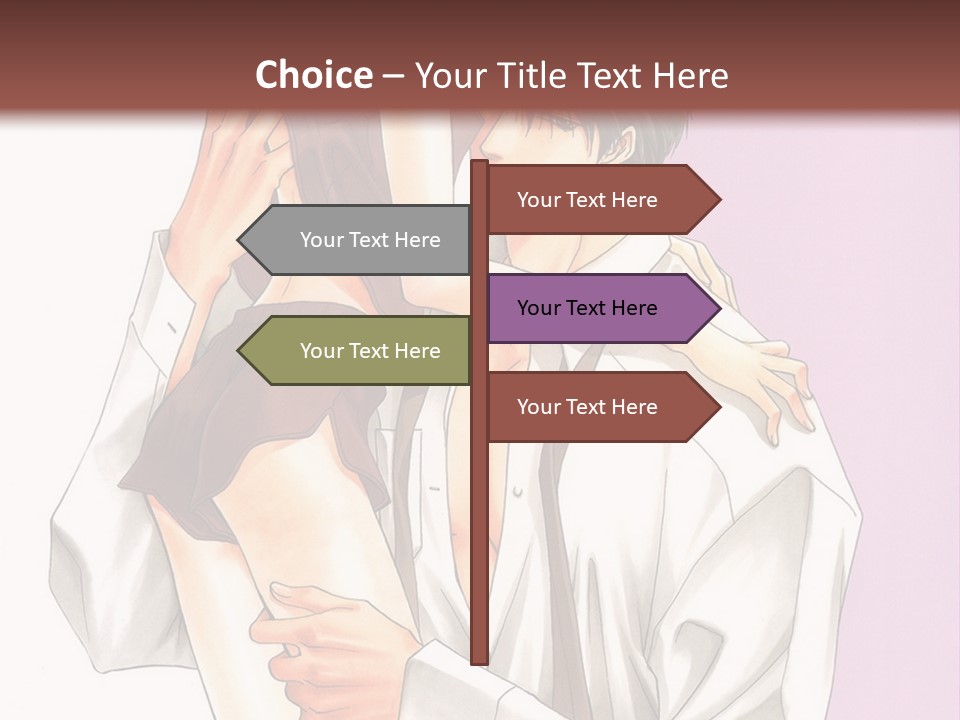 A Man Holding A Woman In His Arms PowerPoint Template