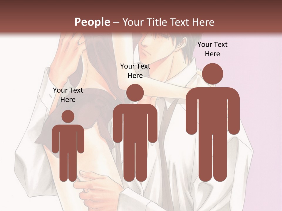 A Man Holding A Woman In His Arms PowerPoint Template