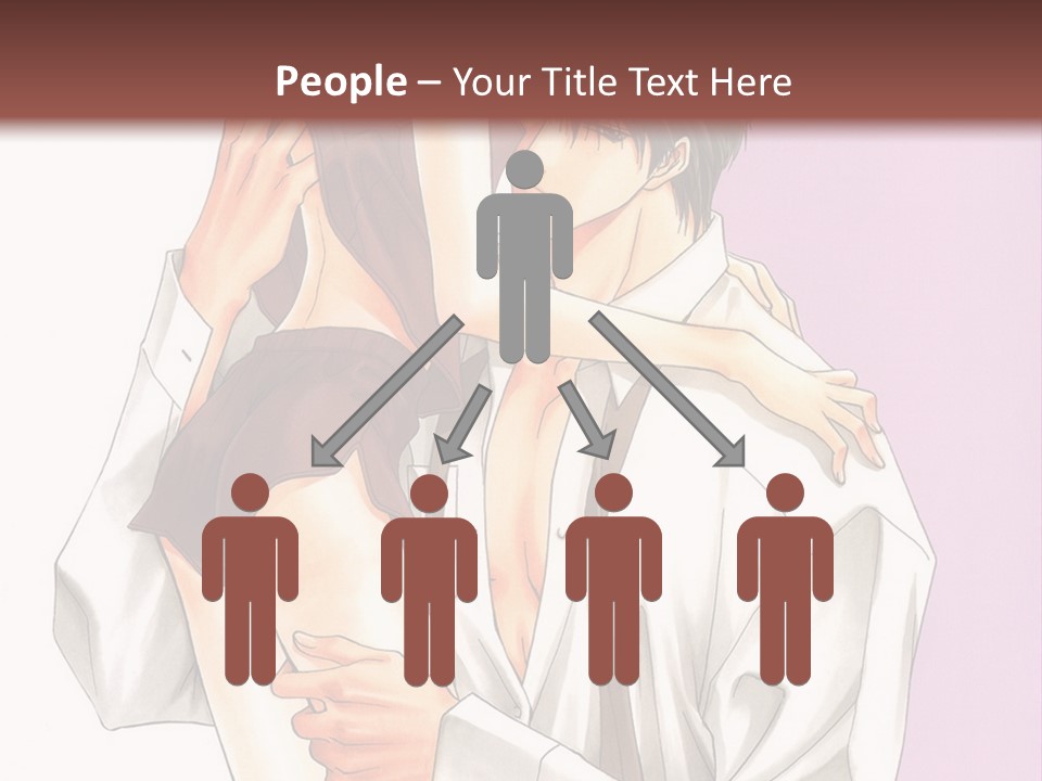 A Man Holding A Woman In His Arms PowerPoint Template
