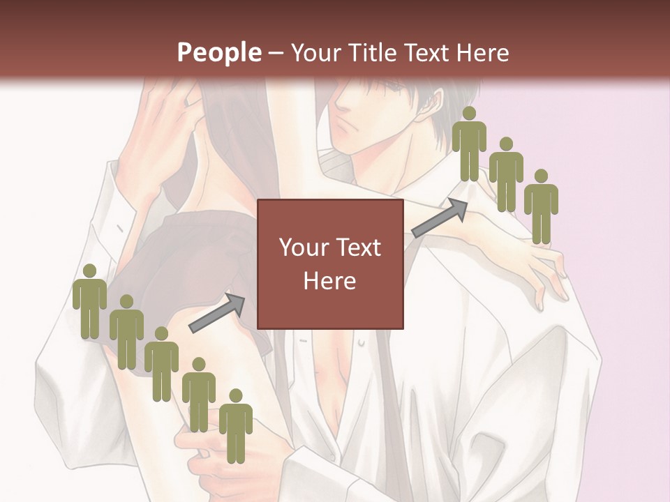 A Man Holding A Woman In His Arms PowerPoint Template