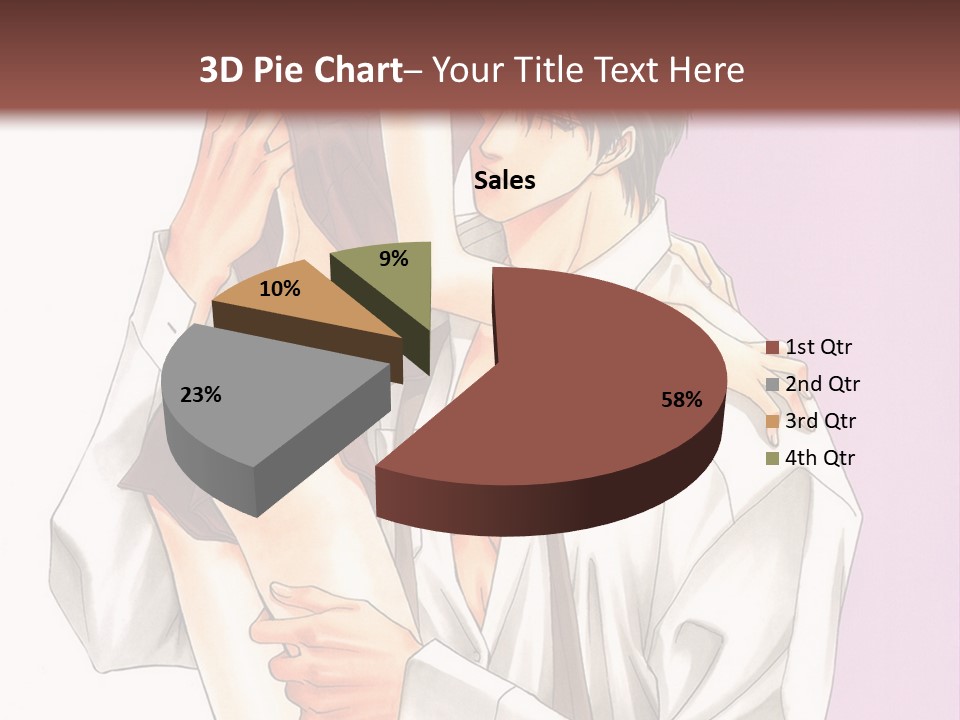 A Man Holding A Woman In His Arms PowerPoint Template
