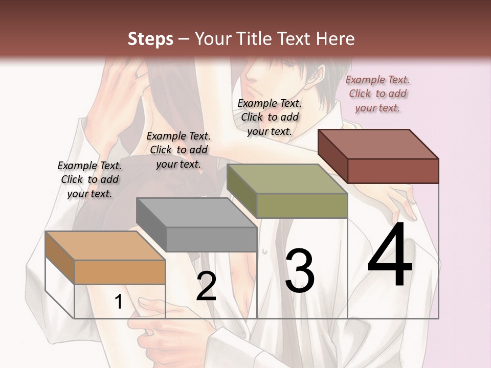 A Man Holding A Woman In His Arms PowerPoint Template