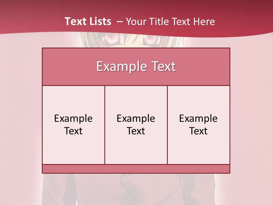 A Woman With Blonde Hair Is Standing In Front Of A Red Background PowerPoint Template