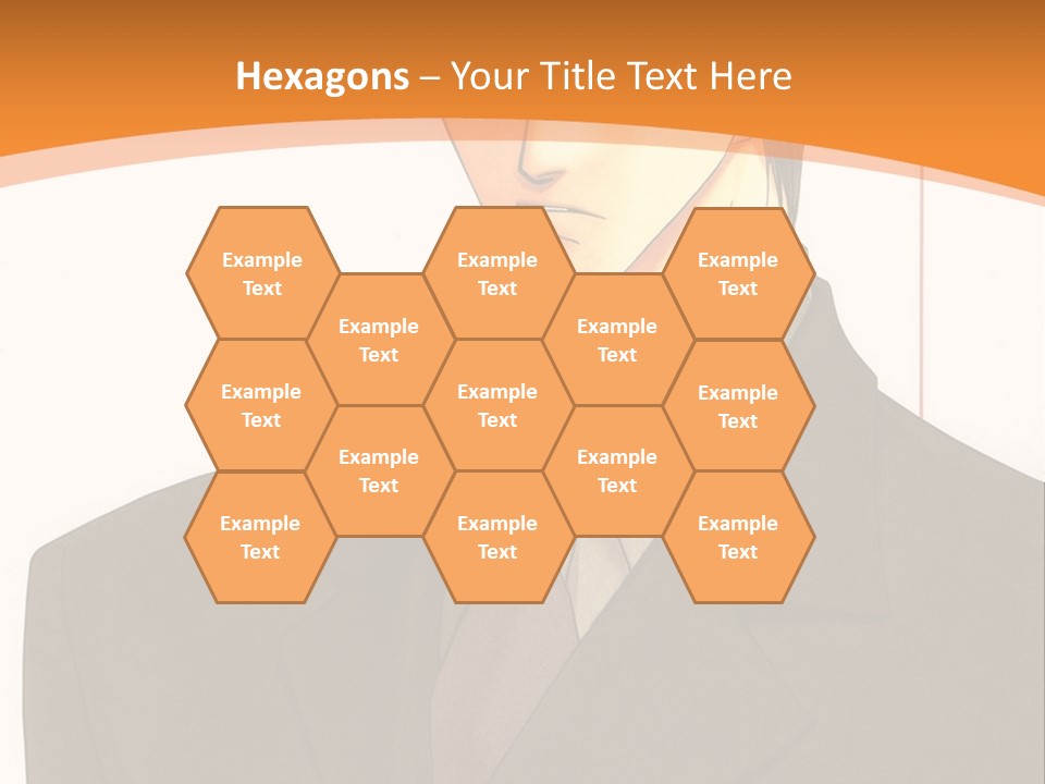 A Man In A Suit With A Cigarette In His Mouth PowerPoint Template