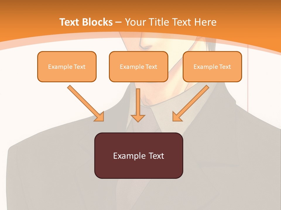 A Man In A Suit With A Cigarette In His Mouth PowerPoint Template