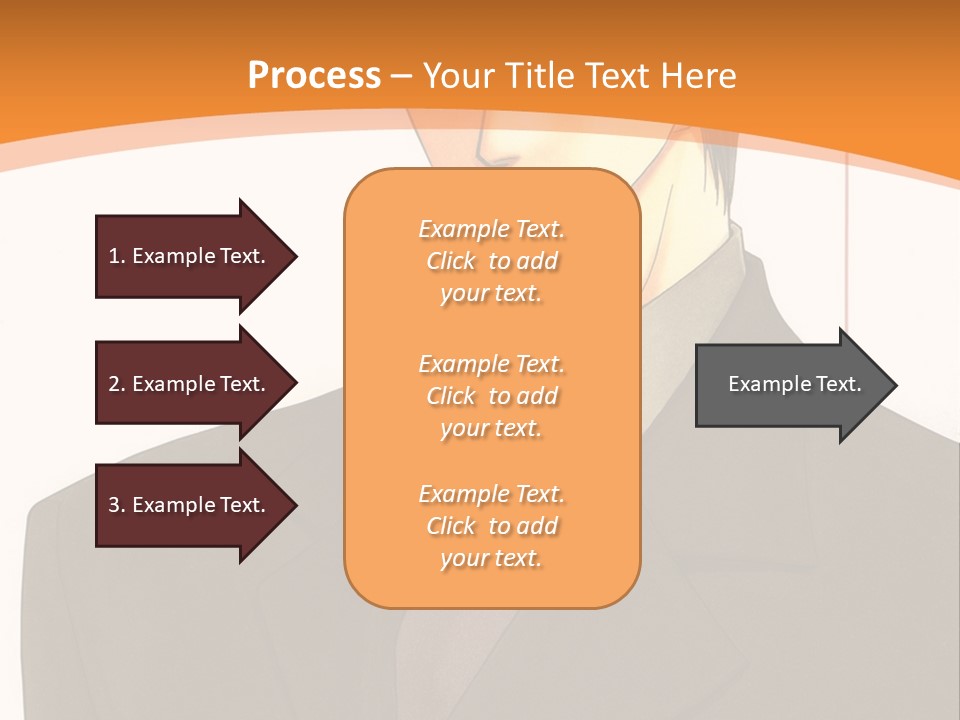 A Man In A Suit With A Cigarette In His Mouth PowerPoint Template