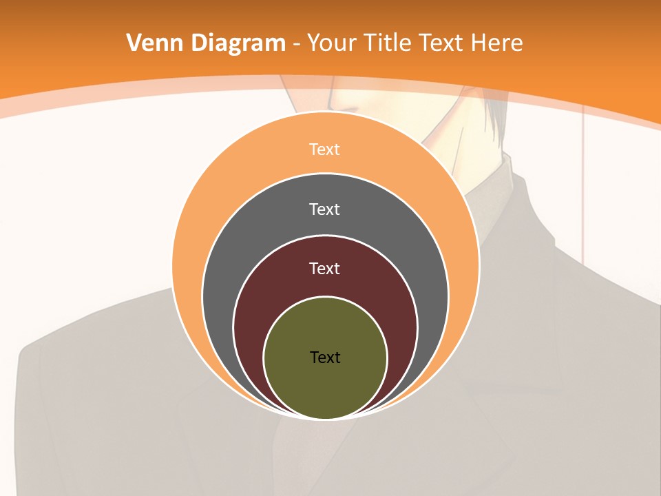 A Man In A Suit With A Cigarette In His Mouth PowerPoint Template