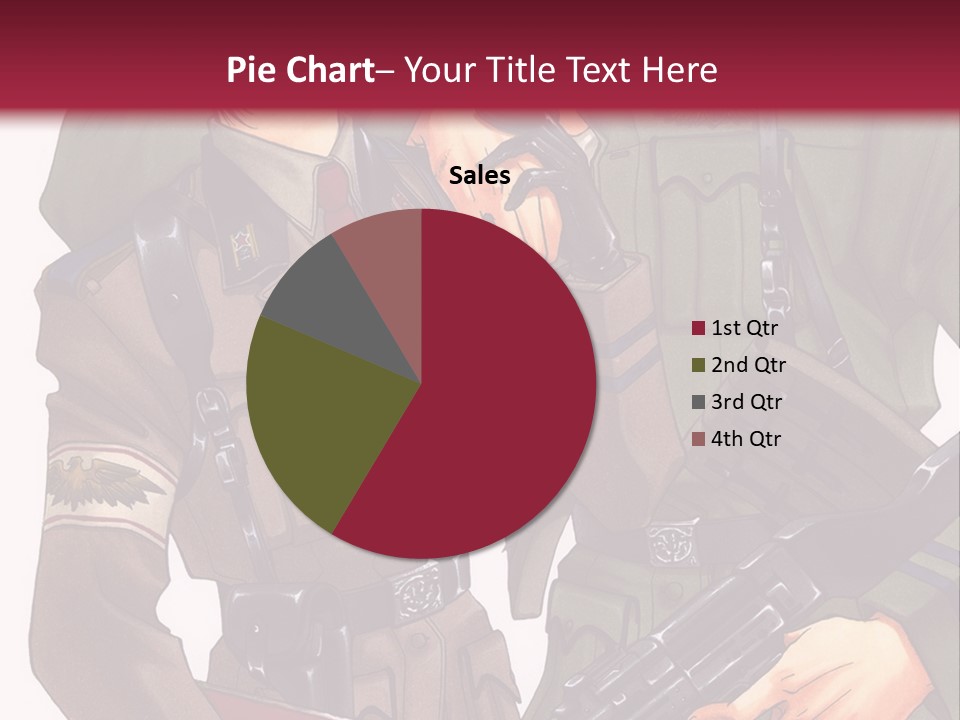 A Couple Of People In Military Uniforms Holding Guns PowerPoint Template