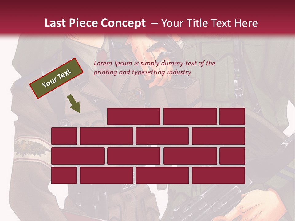 A Couple Of People In Military Uniforms Holding Guns PowerPoint Template