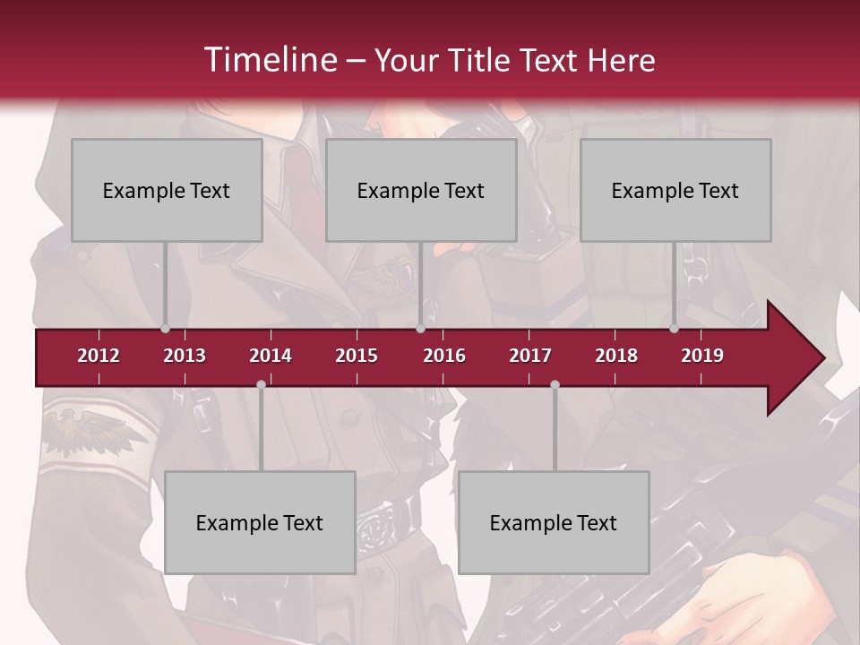 A Couple Of People In Military Uniforms Holding Guns PowerPoint Template