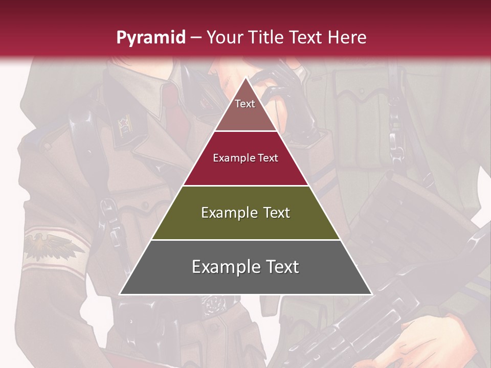 A Couple Of People In Military Uniforms Holding Guns PowerPoint Template