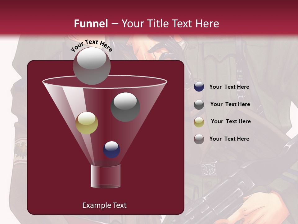 A Couple Of People In Military Uniforms Holding Guns PowerPoint Template