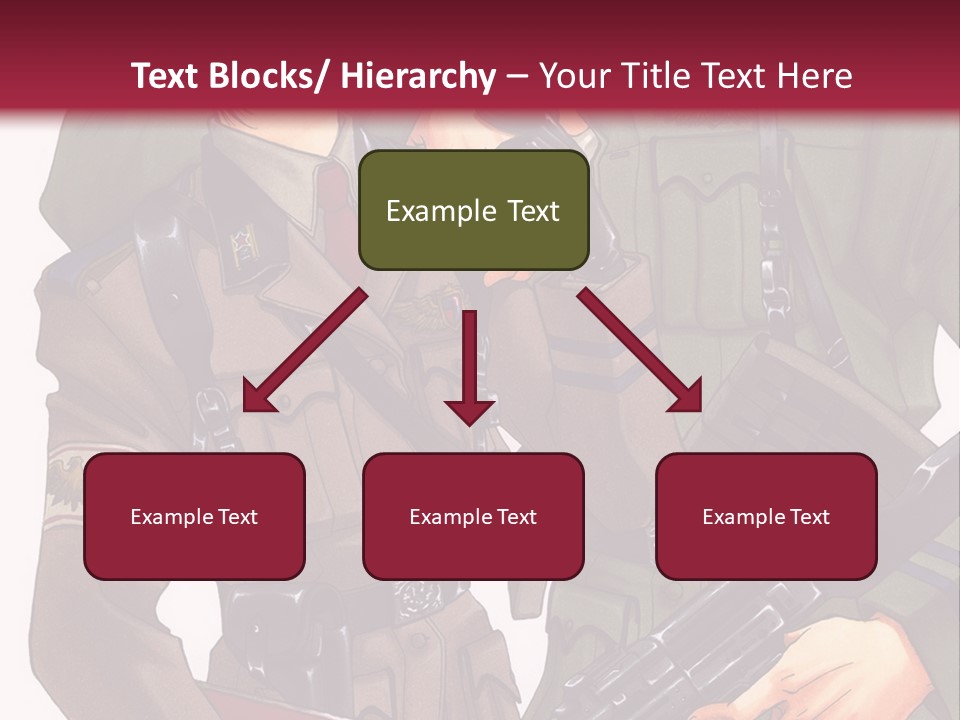 A Couple Of People In Military Uniforms Holding Guns PowerPoint Template