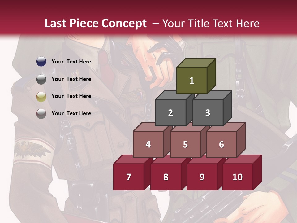 A Couple Of People In Military Uniforms Holding Guns PowerPoint Template