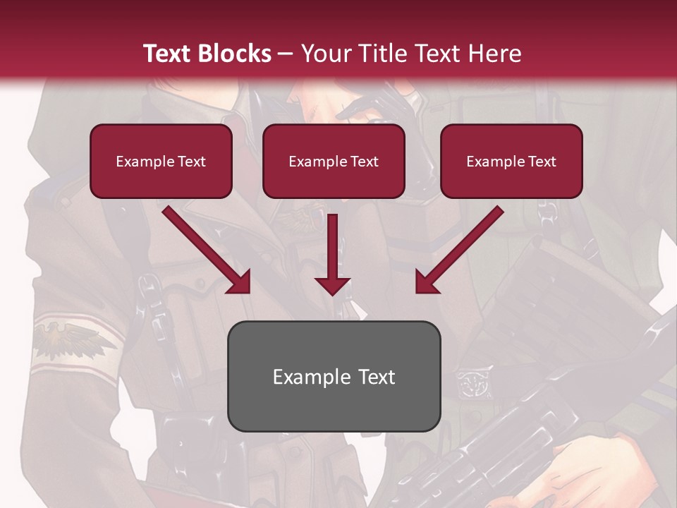 A Couple Of People In Military Uniforms Holding Guns PowerPoint Template
