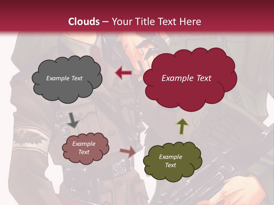 A Couple Of People In Military Uniforms Holding Guns PowerPoint Template