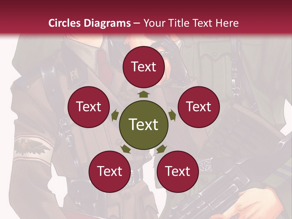 A Couple Of People In Military Uniforms Holding Guns PowerPoint Template