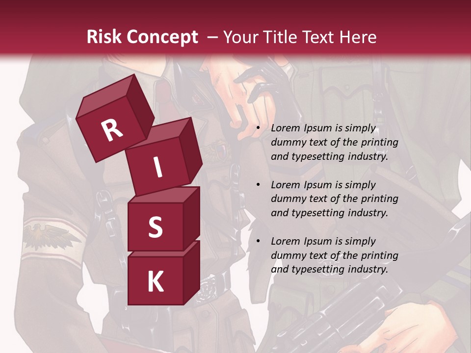 A Couple Of People In Military Uniforms Holding Guns PowerPoint Template