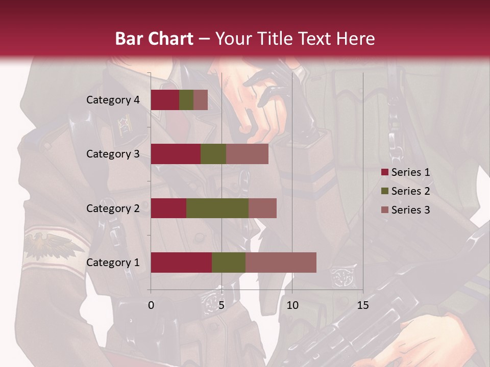 A Couple Of People In Military Uniforms Holding Guns PowerPoint Template