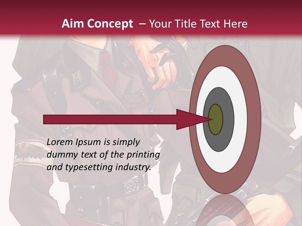 A Couple Of People In Military Uniforms Holding Guns PowerPoint Template