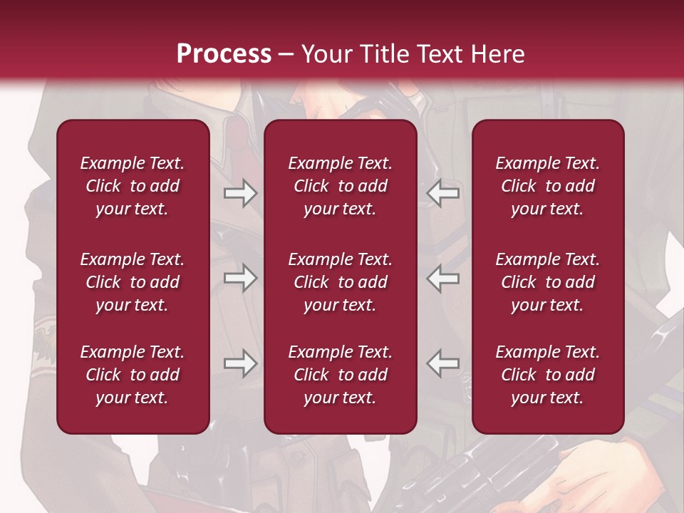 A Couple Of People In Military Uniforms Holding Guns PowerPoint Template
