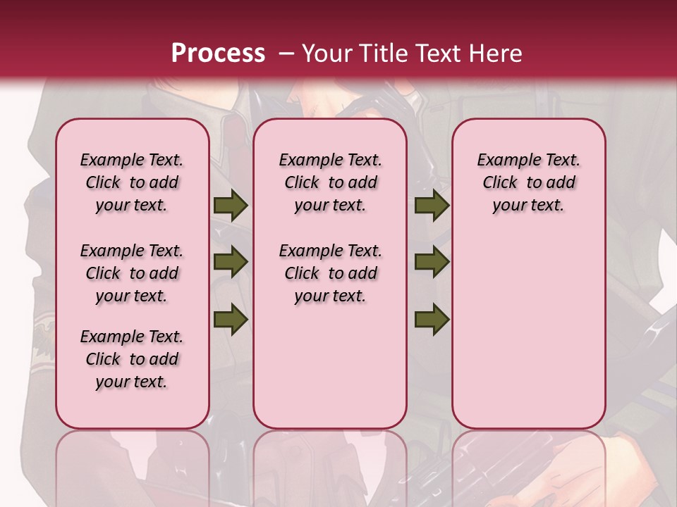 A Couple Of People In Military Uniforms Holding Guns PowerPoint Template