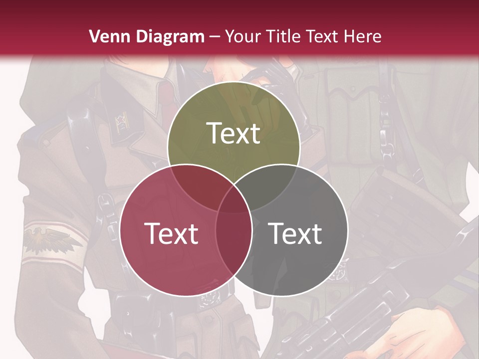 A Couple Of People In Military Uniforms Holding Guns PowerPoint Template