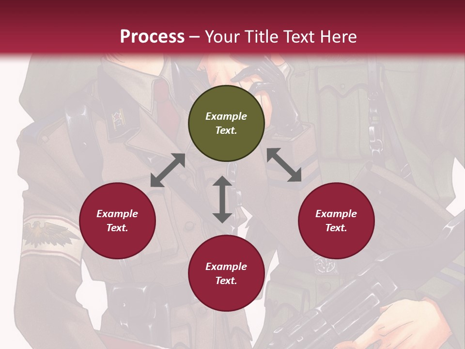 A Couple Of People In Military Uniforms Holding Guns PowerPoint Template