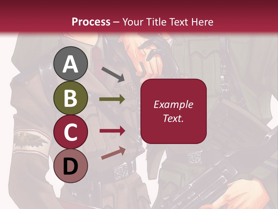 A Couple Of People In Military Uniforms Holding Guns PowerPoint Template