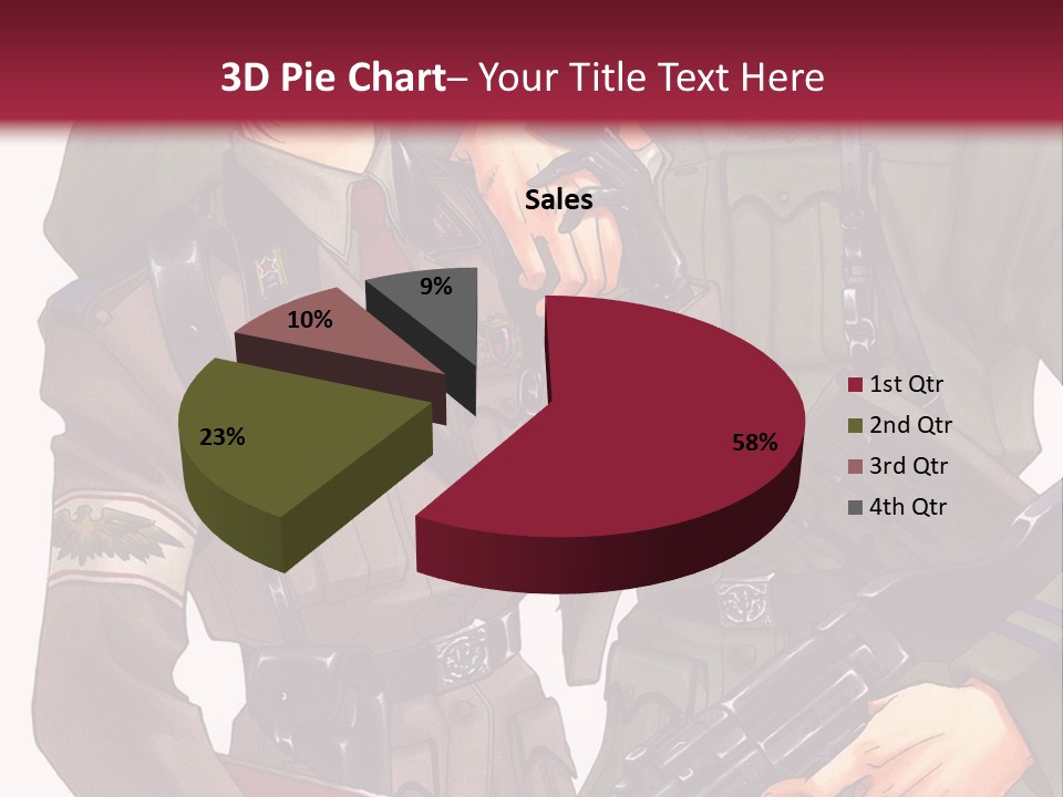 A Couple Of People In Military Uniforms Holding Guns PowerPoint Template