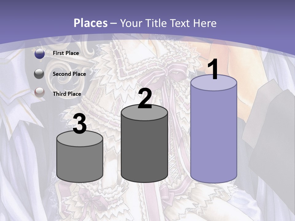 A Woman Sitting On A Chair In Front Of A Curtain PowerPoint Template