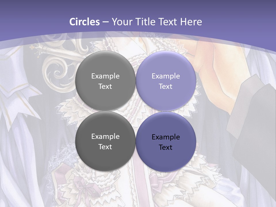 A Woman Sitting On A Chair In Front Of A Curtain PowerPoint Template