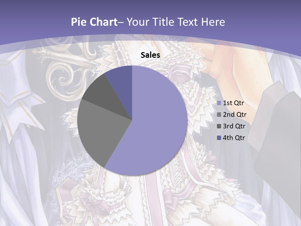 A Woman Sitting On A Chair In Front Of A Curtain PowerPoint Template