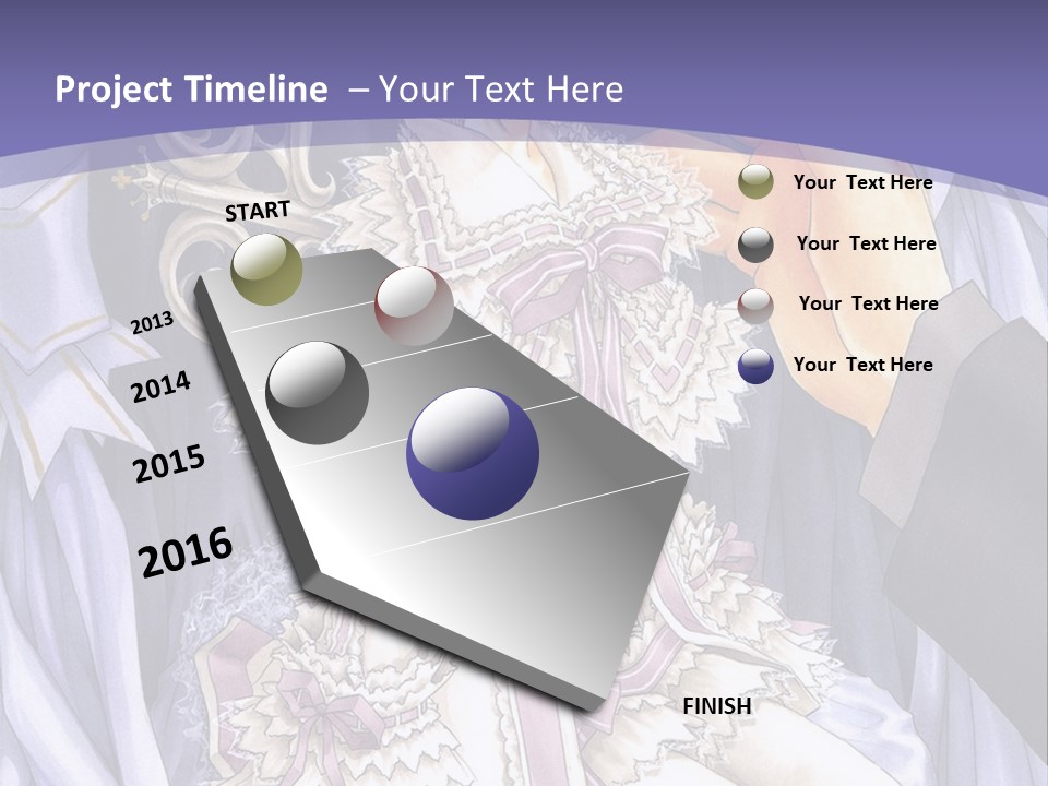 A Woman Sitting On A Chair In Front Of A Curtain PowerPoint Template