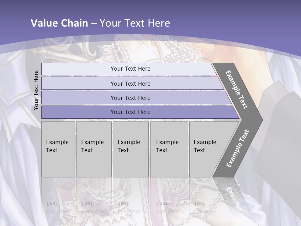 A Woman Sitting On A Chair In Front Of A Curtain PowerPoint Template
