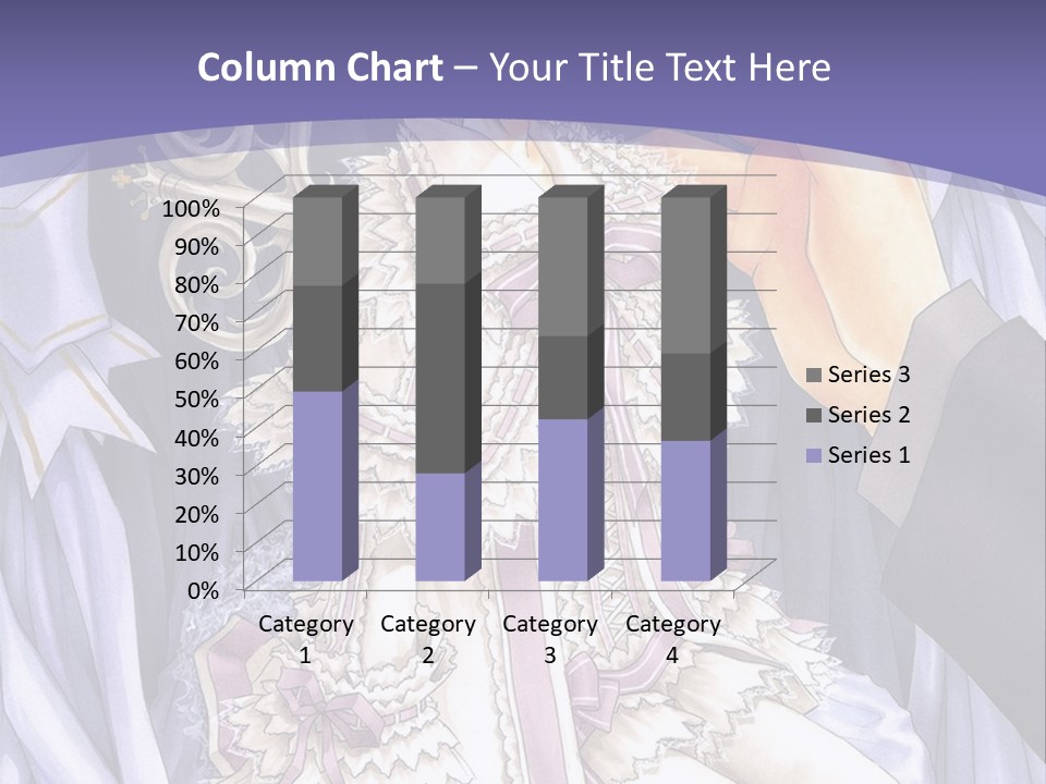 A Woman Sitting On A Chair In Front Of A Curtain PowerPoint Template