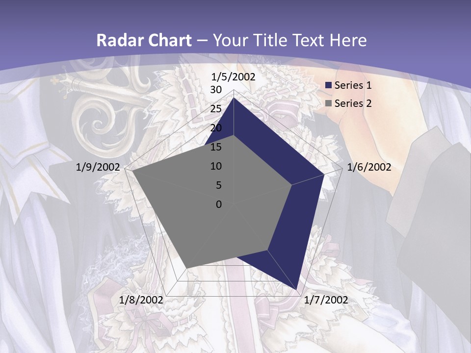 A Woman Sitting On A Chair In Front Of A Curtain PowerPoint Template