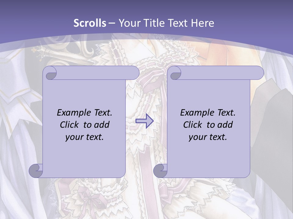 A Woman Sitting On A Chair In Front Of A Curtain PowerPoint Template